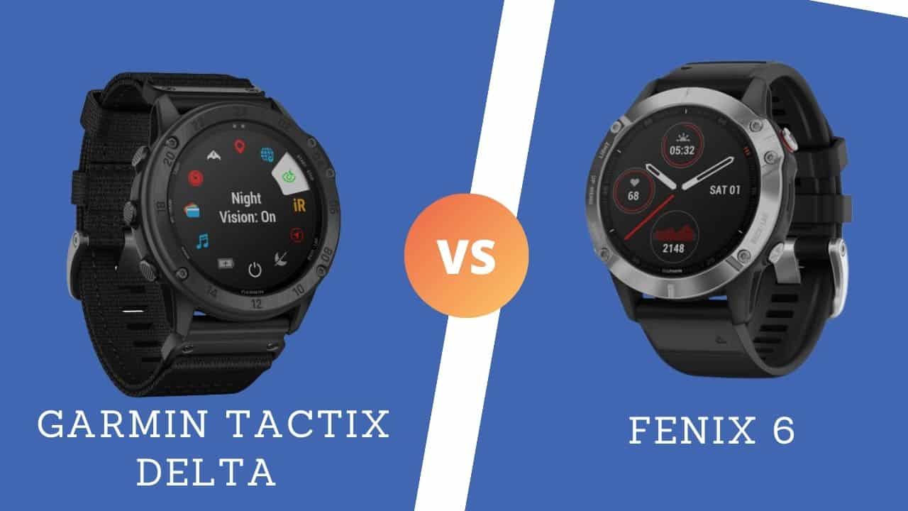 Garmin Tactix Delta vs Fenix 6