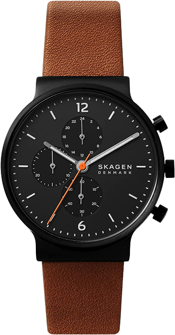 Skagen Connected Hagen Titanium and Leather Hybrid Smartwatch