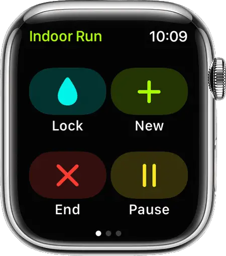 end running activities on Apple Watch
